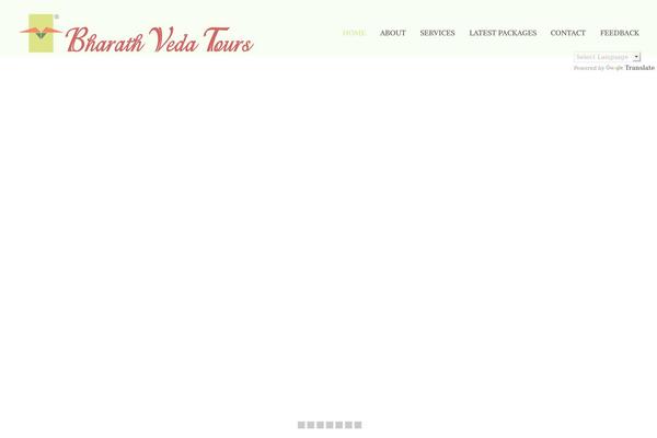 Jarvis theme site design template sample