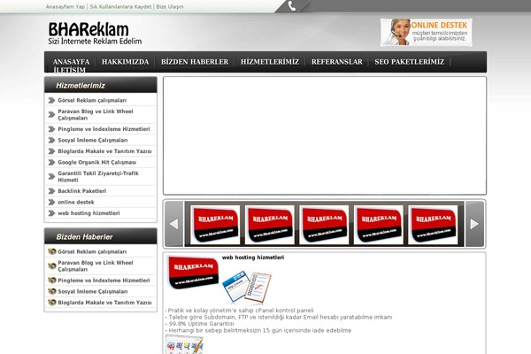 WordPress website example screenshot