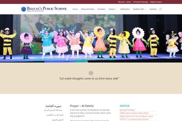 WordPress website example screenshot