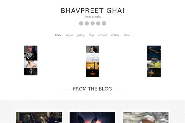 bhavpreetghai.com site used Bhavpreet