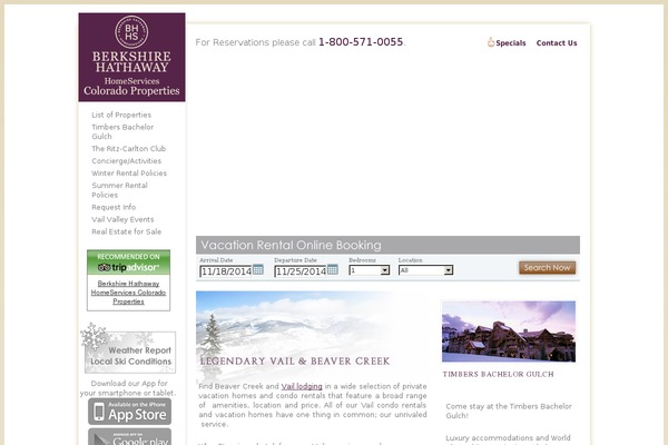 bhhsvail.com site used Bhhs