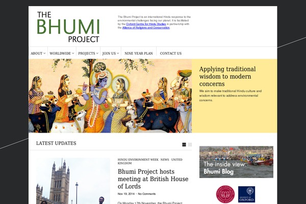 bhumiproject.org site used Guten