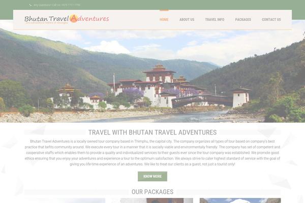 bhutantraveladventures.com site used Bta