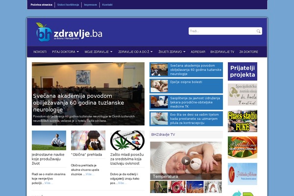 bhzdravlje.ba site used Bhzdravlje