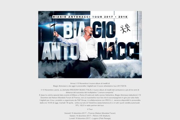 biagioantonacci.it site used Biagioantonacci