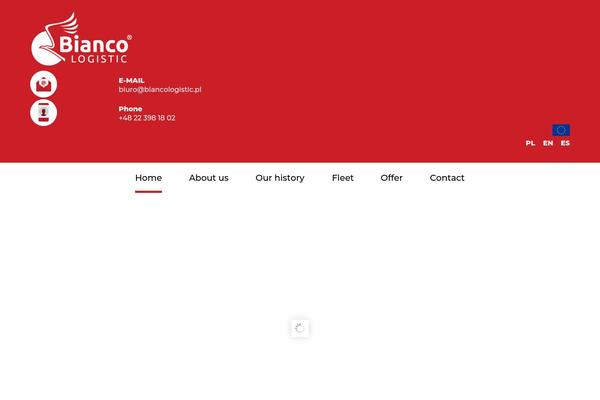 biancologistic.pl site used Bianco-logistic