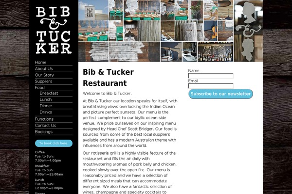 bibandtucker.net.au site used Blueduck3