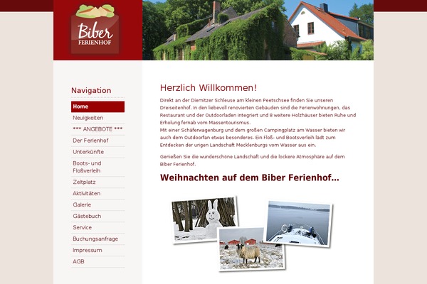 biberferienhof.de site used Biber