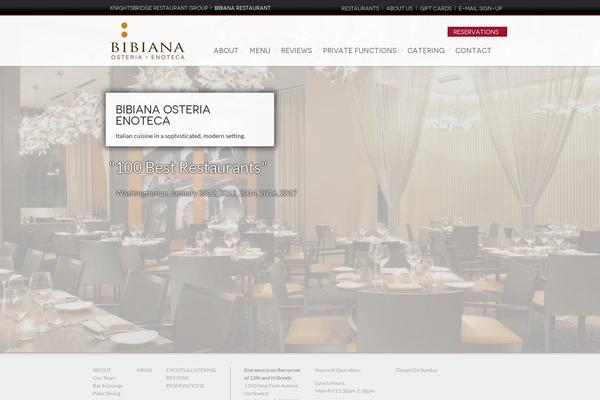 bibianadc.com site used Sparkrestaurant