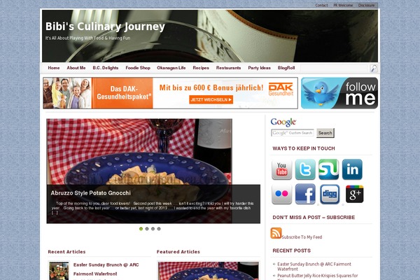 WordPress website example screenshot