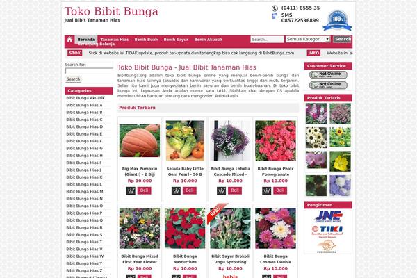 Wptoko theme site design template sample