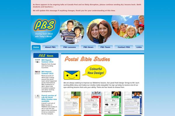 bible-n-more.com site used Pbs