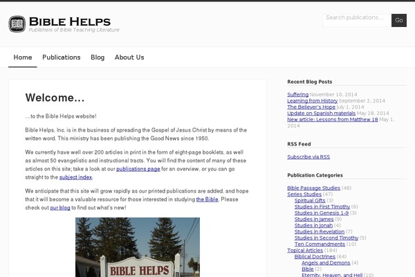 Site using Biblehelps-custom plugin