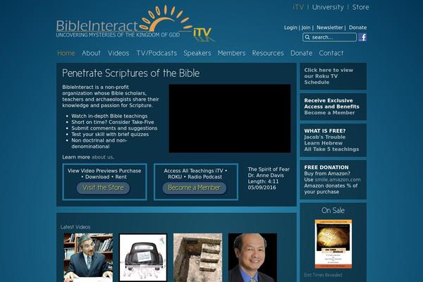 Site using Bibleinteract-special-recent-posts plugin