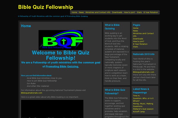 biblequizfellowship.org site used blackneon