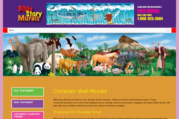 biblestorymurals.com site used Biblestorymurals