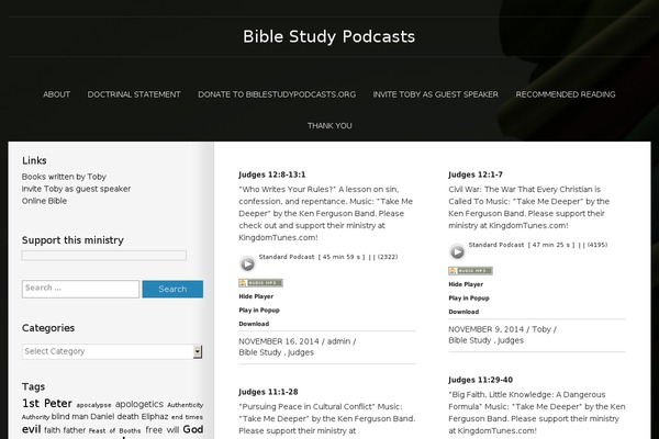 biblestudypodcasts.org site used Wix-child