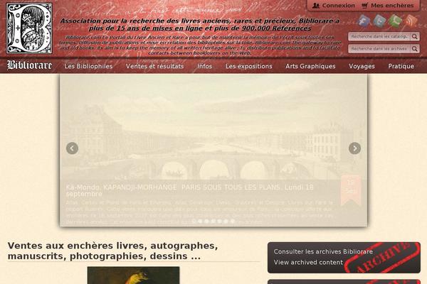bibliorare.com site used Bibliorare