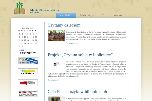 biblioteka-lipno.pl site used Biblioteka