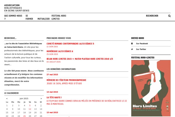 bibliotheques93.fr site used Bibliotheques93