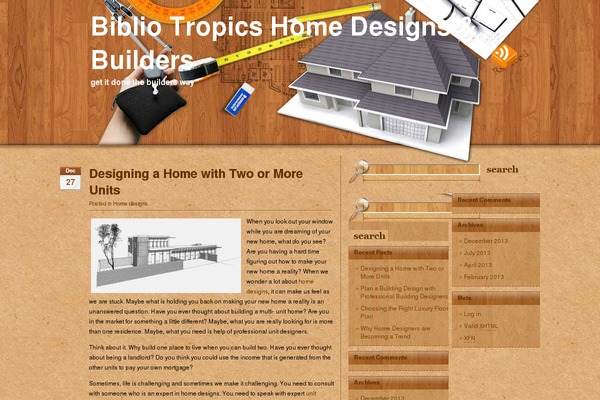 bibliotropic.com site used Home-carpenter