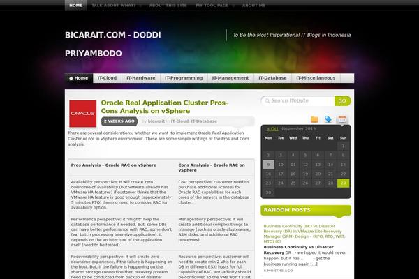 Mystique theme site design template sample