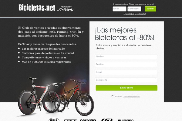 bicicletas.net site used Bicicletasnet
