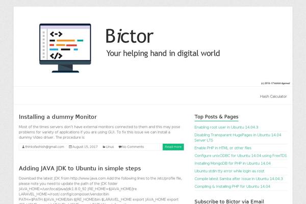 Spacious theme site design template sample