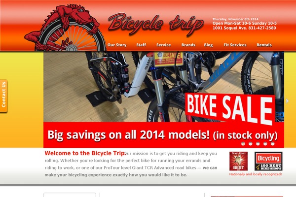 bicycletrip.com site used Bicycletrip