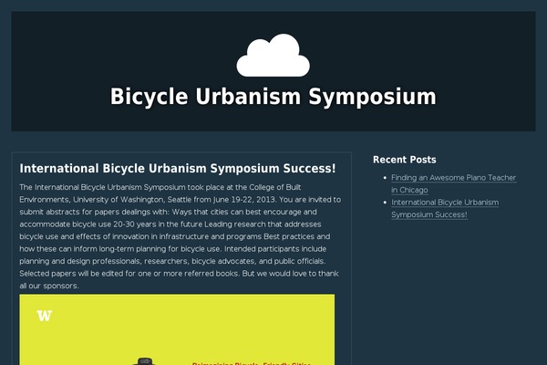 bicycleurbanism.org site used Cobalt Blue