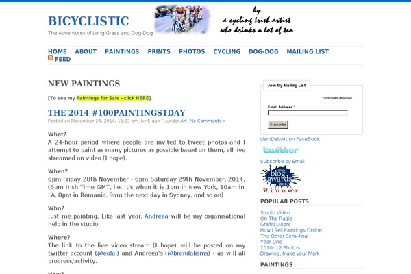 bicyclistic.com site used Plainscape.1.0