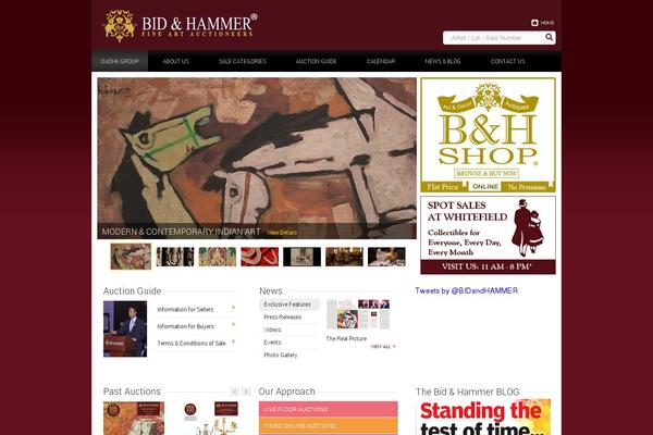 bidandhammer.com site used Storefront Child