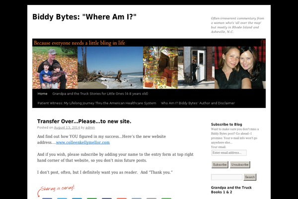 WordPress website example screenshot