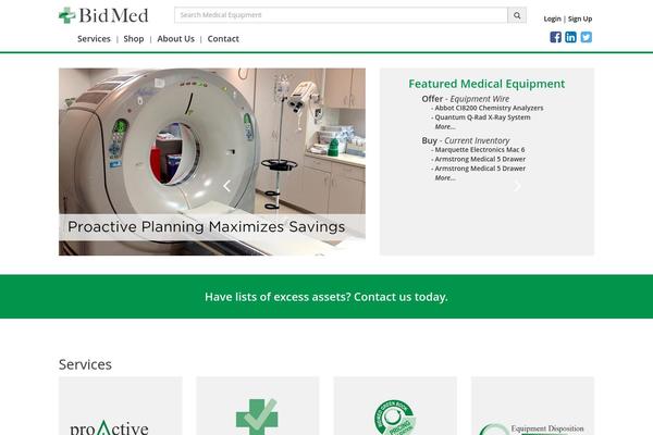 bidmed.com site used Bidmed