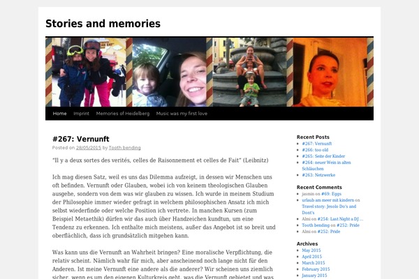 Twenty Ten theme site design template sample