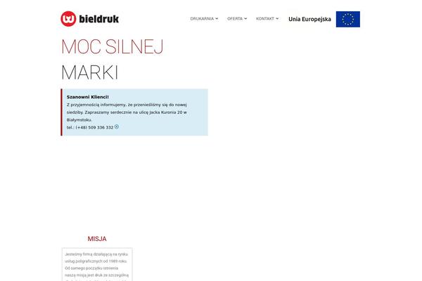 WordPress website example screenshot