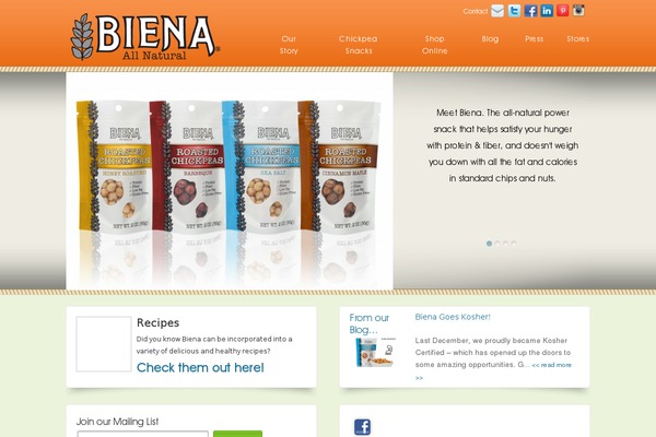 bienafoods.com site used Biena