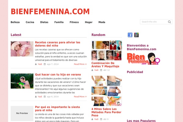 bienfemenina.com site used Bienfemenina