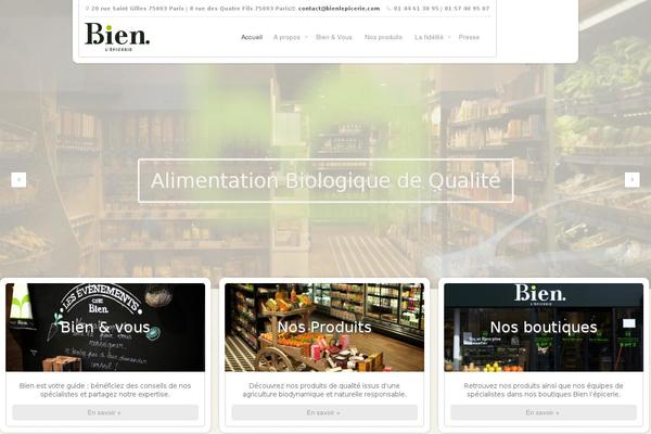 Restaurant theme site design template sample