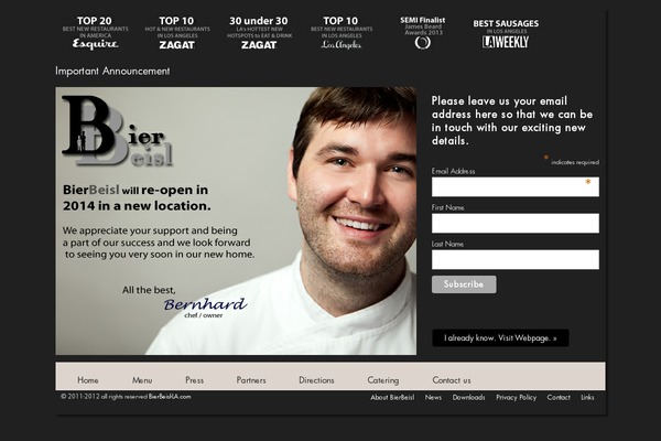 bierbeisl-la.com site used Bierbeisl