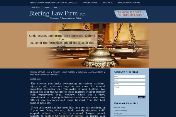 bieringlaw.com site used Christopherbiering