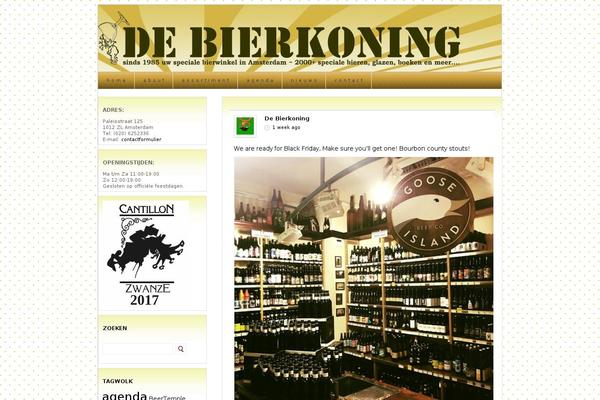 bierkoning.nl site used Bierkoning