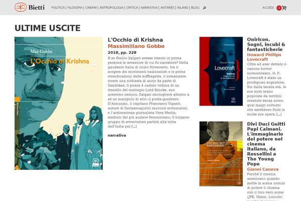 bietti.it site used Biettitheme