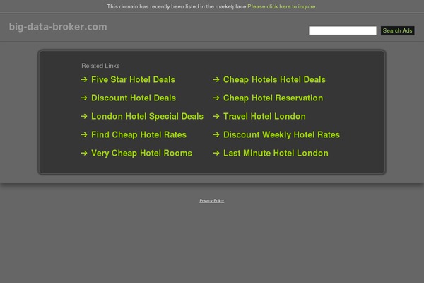 big-data-broker.com site used Alkimia