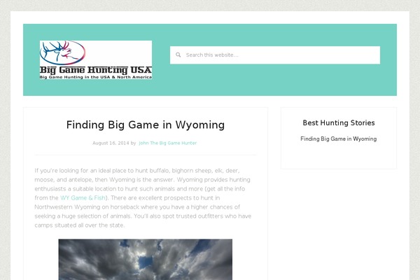 big-game-hunting-usa.com site used Lifestyle Pro