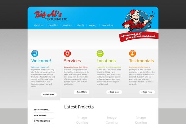bigalstexturing.ca site used Theme1413