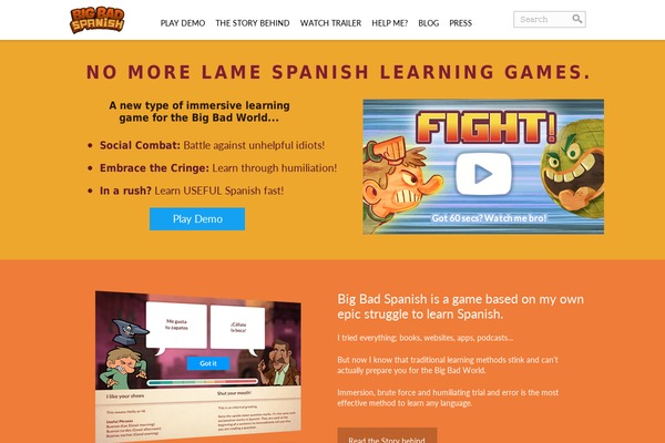 bigbadspanish.com site used Bigbadspanish