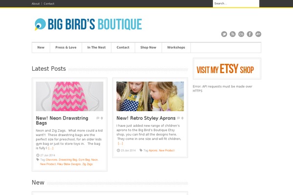 bigbirdsboutique.co.uk site used Bangkok Press