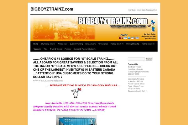 Twenty Ten theme site design template sample