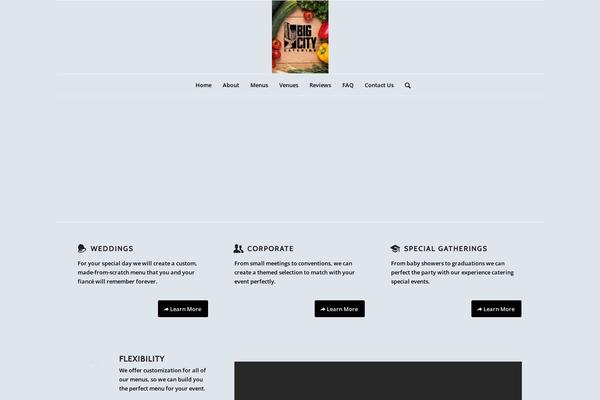 Enfold theme site design template sample
